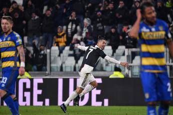Ronaldo stende il Parma, la Juve va in fuga Ronaldo stende il Parma, la Juve va in fuga