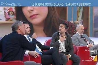 Giletti litiga in diretta con Furfaro e lascia lo studio