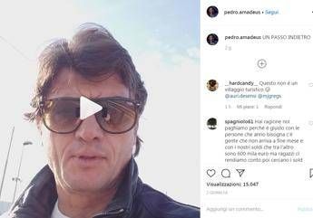 Amadeus nel mirino, lo attacca pure Pedro Amadeus nel mirino, lo attacca pure Pedro