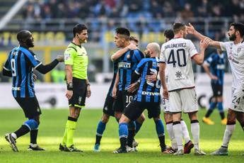 Due turni di squalifica a Lautaro Martinez, salta il derby