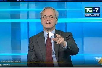 Piange il citofono..., siparietto Mentana-Damilano Piange il citofono..., siparietto Mentana-Damilano