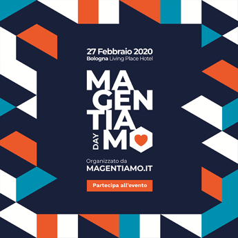 Tutto su Magento! Partecipa a Magentiamo DAY, subito sconto 20% Tutto su Magento! Partecipa a Magentiamo DAY, subito sconto 20%