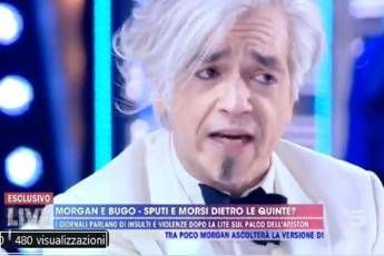 Morgan: Bugo l'ho inventato io. E canta il testo 'incriminato' Morgan: Bugo l'ho inventato io. E canta il testo 'incriminato'