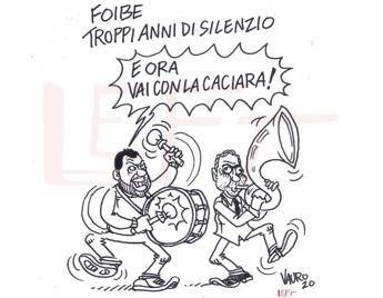 'Giorno Ricordo', Vauro: Trucido mezzo propaganda sovranista e neofascista 'Giorno Ricordo', Vauro: Trucido mezzo propaganda sovranista e neofascista