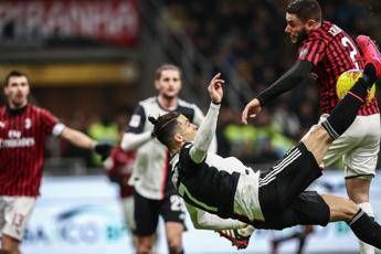 Milan-Juve è 1-1, Cr7 pareggia su rigore Milan-Juve è 1-1, Cr7 pareggia su rigore