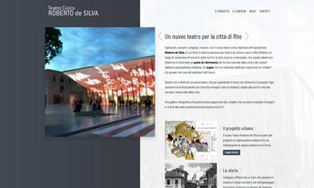 On line sito web del 'Teatro de Silva' di Rho per informare su lavori e progetto