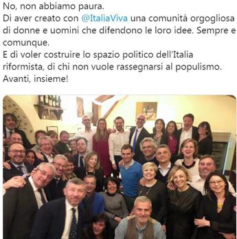 Italia Viva al ristorante, brindisi e cori Juve mer..