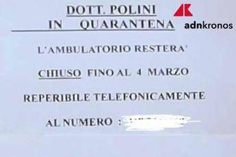 Medico di Casalpusterlengo in quarantena: Noi carne da cannone Medico di Casalpusterlengo in quarantena: Noi carne da cannone