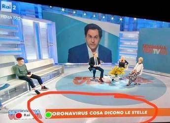 Coronavirus e oroscopo, bufera su Rai2 Coronavirus e oroscopo, bufera su Rai2