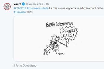 Coronavirus, Iardino: Vignetta Vauro uccide due volte 44 mila morti di Aids