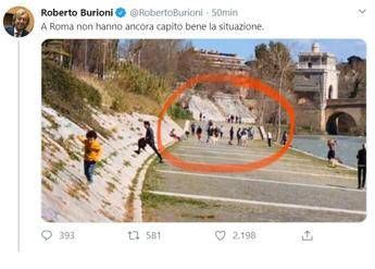 Coronavirus, Burioni: A Roma non hanno capito. E Raggi manda vigili Coronavirus, Burioni: A Roma non hanno capito. E Raggi manda vigili