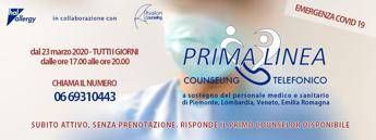 Prima Linea di Hal Allergy, il counseling telefonico gratuito per medici e operatori sanitari Prima Linea di Hal Allergy, il counseling telefonico gratuito per medici e operatori sanitari