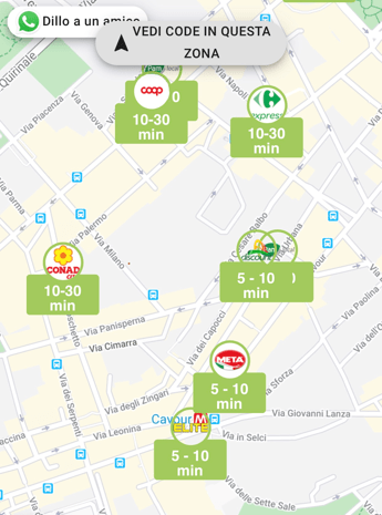 Coronavirus: su DoveFila.it aggiornamento in diretta dei tempi di attesa davanti ai supermercati Coronavirus: su DoveFila.it aggiornamento in diretta dei tempi di attesa davanti ai supermercati