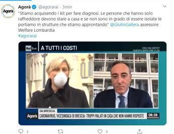 Brescia senza medici e tamponi, scontro tra vicesindaca e Gallera Brescia senza medici e tamponi, scontro tra vicesindaca e Gallera