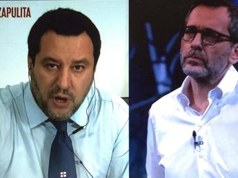 Salvini a Piazzapulita dopo 3 anni: Momento eccezionale