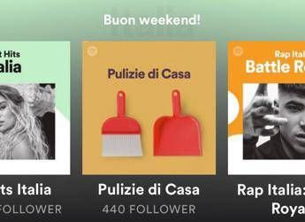 Su Spotify suona la quarantena, tra le playlist ‘pulizie di casa’