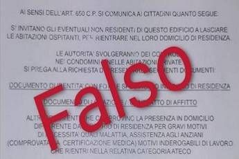 Coronavirus, attenzione al falso volantino del Viminale Coronavirus, attenzione al falso volantino del Viminale