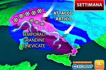 Meteo, settimana subito più fredda: ma tornerà un maxi anticiclone