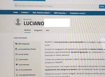 Sito Inps in tilt e il signor 'Luciano V' diventa una star Sito Inps in tilt e il signor 'Luciano V' diventa una star