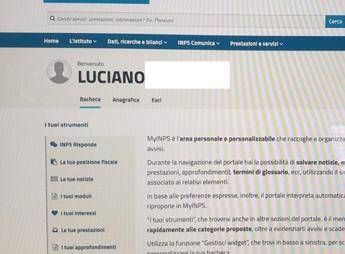 Sito Inps in tilt e il signor 'Luciano V' diventa una star