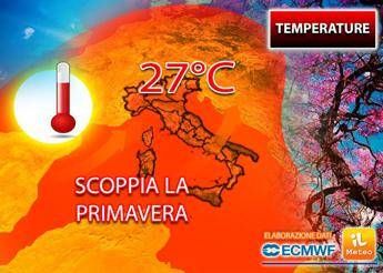 Meteo, temperature si impennano