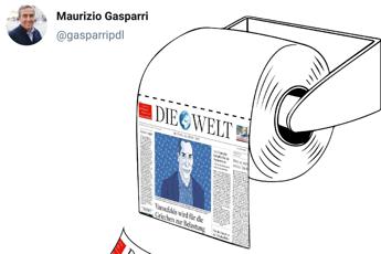 Gasparri: Uso più utile Die Welt? Carta igienica