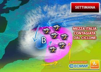 Meteo, pioggia su mezza Italia