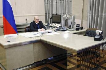 Premier russo Mishustin positivo al Covid Premier russo Mishustin positivo al Covid