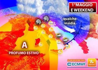 Meteo, temperature su e weekend caldo