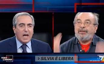 Silvia Romano, scintille Gasparri-Vauro in tv Silvia Romano, scintille Gasparri-Vauro in tv