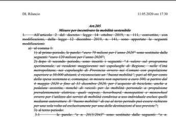 Addio alle bike lane, cancellato da dl Rilancio articolo su mobilità sostenibile Addio alle bike lane, cancellato da dl Rilancio articolo su mobilità sostenibile