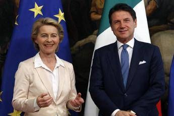 Recovery Fund, Conte sente von der Leyen Recovery Fund, Conte sente von der Leyen