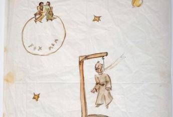 All'asta l'autoritratto di Saint-Exupery come 'Piccolo Principe' impiccato All'asta l'autoritratto di Saint-Exupery come 'Piccolo Principe' impiccato