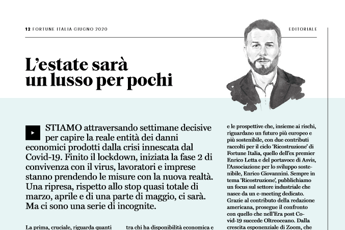 L'estate sarà un lusso per pochi L'estate sarà un lusso per pochi