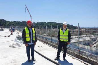 Ponte Genova, Toti e Bucci sul viadotto: Momento storico