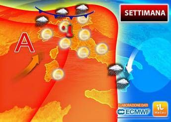 Meteo, temperature su e weekend sarà bollente Meteo, temperature su e weekend sarà bollente