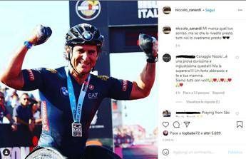 Zanardi, il figlio: Mi manca il tuo sorriso, ma lo rivedremo presto Zanardi, il figlio: Mi manca il tuo sorriso, ma lo rivedremo presto