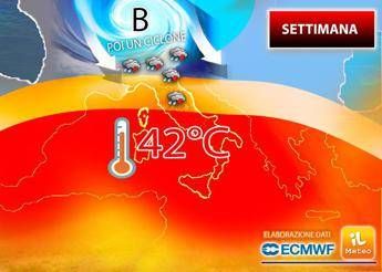 Meteo, caldo aumenta ma poi arrivano pioggia e grandine