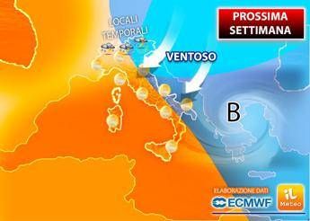 Meteo, lunedì caldo super ma pioggia in agguato