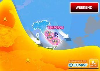 Meteo, arriva la pioggia: weekend di temporali