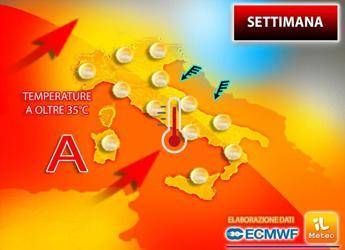 Meteo, torna l'anticiclone: temperature in rialzo