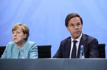 Recovery Plan, incontro Merkel-Rutte a Berlino Recovery Plan, incontro Merkel-Rutte a Berlino