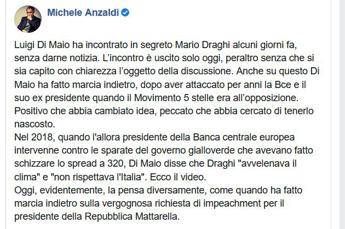 Anzaldi: Di Maio cambia idea su Draghi? Peccato lo abbia nascosto