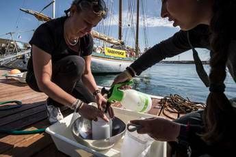 Greenpeace issa le vele, parte il tour 'Difendiamo il mare' Greenpeace issa le vele, parte il tour 'Difendiamo il mare'
