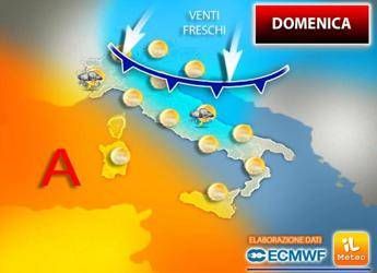 Meteo, domenica anomala