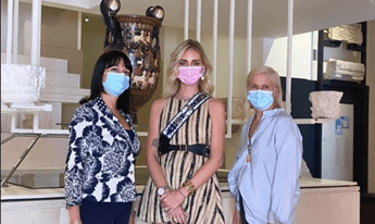 Dopo gli Uffizi la Ferragni arriva al Museo Archeologico di Taranto Dopo gli Uffizi la Ferragni arriva al Museo Archeologico di Taranto