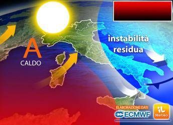 Meteo, avanza l'anticiclone