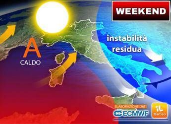 Meteo, Italia divisa. Ma nel weekend torna l'anticiclone