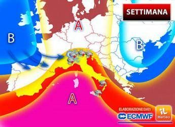 Meteo, settimana tra anticiclone e temporali