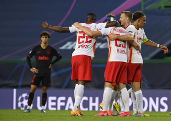 Lipsia in semifinale di Champions, batte 2-1 l'Atletico Madrid
